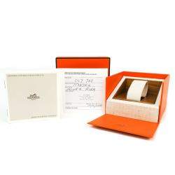 Hermes Silver Gold Tone Stainless Steel Clipper Diver Chronograph Quartz CL7.720 Men's Wristwatch 38 MM