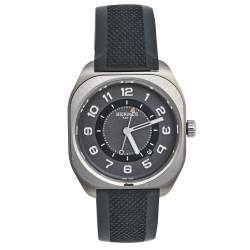 Hermes Grey Titanium Rubber H08 SP1.471 Men's Wristwatch 39 mm