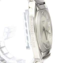 Hermes Silver Stainless Steel Espace ES2.710 Quartz Men's Wristwatch 38 MM 