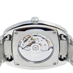 Hermes Silver White Stainless Steel Dressage DR5.71B Men's Wristwatch 40 mm