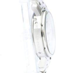 Hermes White Stainless Steel Clipper CL5.710 Quartz Men's Wristwatch 36 mm
