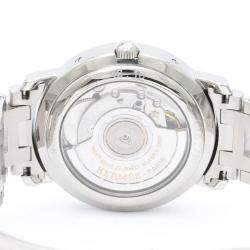 Hermes White Stainless Steel Clipper CL5.710 Quartz Men's Wristwatch 36 mm