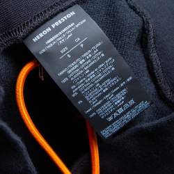 Heron Preston Black Knit Handle Zip Hoodie S