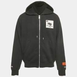 Gucci X The North Face Black Logo Print Cotton Hoodie M