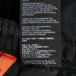 Pre Owned Heron Preston Black Printed Cotton Jogger Pants S