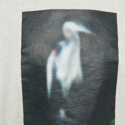 Pre Owned Heron Preston Grey Printed Cotton Sweatshirt S