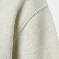 Pre Owned Heron Preston Grey Printed Cotton Sweatshirt S