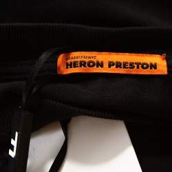 Heron Preston Black Cotton Graphic Skull Print Long Sleeve T Shirt M