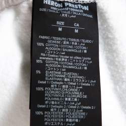 Heron Preston White Knit NASA Track Pants M 