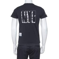 Heron Preston Black CTNMB Spray Paint Cotton Crew Neck T-Shirt XS