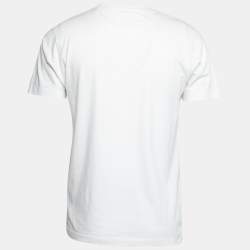 Heron Preston White NASA Print Cotton Short Sleeve T-Shirt S