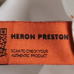Heron Preston White Cotton Logo T-Shirt M