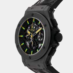 Hublot Black Titanium  Big Bang Automatic Men's Wristwatch 44 mm