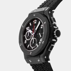 Hublot Black Ceramic Big Bang Automatic Men's Wristwatch 41 mm