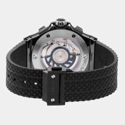 Hublot Black Ceramic Big Bang Automatic Men's Wristwatch 41 mm