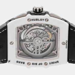 Hublot Skeleton Ceramic Big Bang 601.HX.0173.LR Automatic Men's Wristwatch 45 mm
