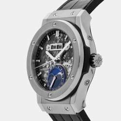 Hublot Skeleton Titanium Classic Fusion 547.NX.0170.LR Automatic Men's Wristwatch 42 mm
