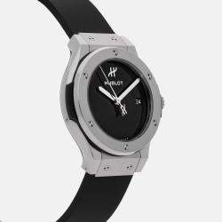 Hublot Black Titanium Classic Fusion 565.NX.1270.RX.MDM Automatic Men's Wristwatch 38 mm