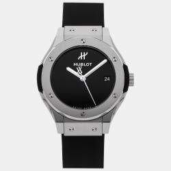 Hublot Black Titanium Classic Fusion 565.NX.1270.RX.MDM Automatic Men's Wristwatch 38 mm