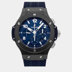 Hublot Blue Ceramic Big Bang 301.CM.710.RX Automatic Men's Wristwatch 44 mm