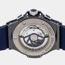 Hublot Blue Ceramic Big Bang 301.CM.710.RX Automatic Men's Wristwatch 44 mm