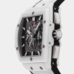 Hublot Skeleton Ceramic Big Bang 601.HX.0173.LR Automatic Men's Wristwatch 45 mm