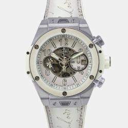 Hublot White Titanium Big Bang Unico 421.NE.0500.VR.JBER22 Automatic Men's Wristwatch 44 mm