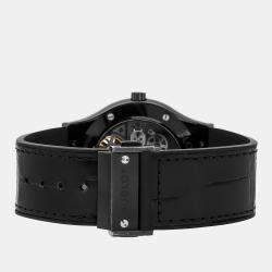 Hublot Skeleton Ceramic Classic Fusion 515.CM.0140.LR Manual Winding Men's Wristwatch 45 mm