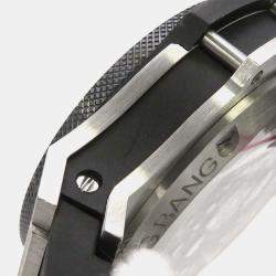 Hublot Black Stainless Steel Ceramic Big Bang Automatic Men's Wristwatch 44 mm