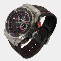 Hublot Black Titanium King Power 703.ZM.1123.NR.FM010 Automatic Men's Wristwatch 48mm