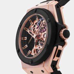 Hublot Big Bang King Power Tourbillon GMT 706.OM.1180.RX Manual Winding Men's Wristwatch 48 mm