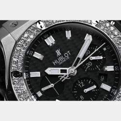 Hublot Customised Black Diamond Big Bang 301.SM.1770.GR Automatic Men's Wristwatch 44 mm