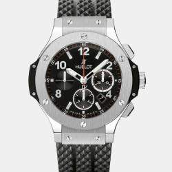Hublot Customised Black Diamond Big Bang 301.sx.130.rx Automatic Men's Wristwatch 44 mm