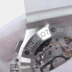 Hublot White Ceramic Big Bang 301.SE.230.RW Automatic Men's Wristwatch 44 mm