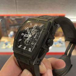 Hublot Black Ceramic Spirit of Big Bang 601.CI.0120.LR Automatic Men's Wristwatch 45 mm