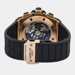 Hublot King Power 709.OM.1780.RX Automatic Black 18k Rose Gold Men's Wristwatch 48mm