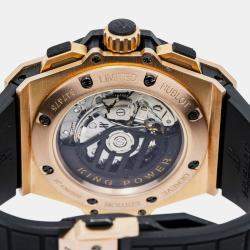 Hublot King Power 709.OM.1780.RX Automatic Black 18k Rose Gold Men's Wristwatch 48mm