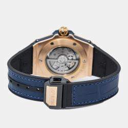 Hublot Big Bang OneClick 465.OX.7180.LR.1204 Automatic Blue 18k Rose Gold Men's Wristwatch 39mm