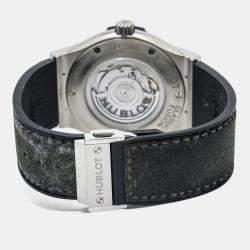 Hublot Green Titanium Classic Fusion Automatic Men's Wristwatch 45 mm