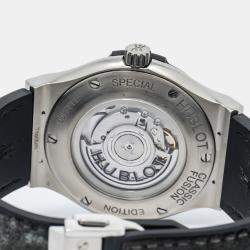 Hublot Green Titanium Classic Fusion Automatic Men's Wristwatch 45 mm