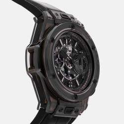 Pre-Owned Hublot Big Bang Unico All Black Sapphire 411.JB.4901.RT