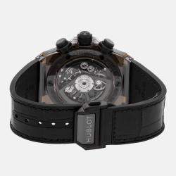 Pre-Owned Hublot Big Bang Unico All Black Sapphire 411.JB.4901.RT