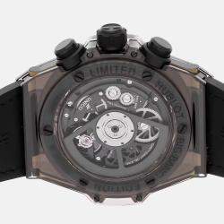 Pre-Owned Hublot Big Bang Unico All Black Sapphire 411.JB.4901.RT