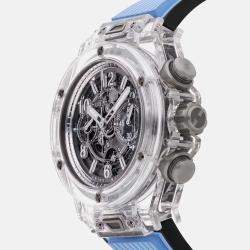 مملوكة مسبقًا ساعة يد رجالية هوبلو بيج بانغ يونيكو إصدار محدود 411.JX.4802.RT مستخدمة