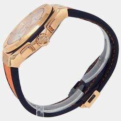 Pre Owned Hublot Classic Fusion 521.OX.2611.LR Automatic Silver 18k Rose Gold Men's Wristwatch 45 mm