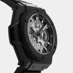 Pre Owned Hublot King Power Unico All Carbon Chronograph 701.QX.0140.RX Automatic Silver Carbon Men’s Wristwatch 48mm