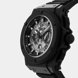 Pre Owned Hublot King Power Unico All Carbon Chronograph 701.QX.0140.RX Automatic Silver Carbon Men’s Wristwatch 48mm