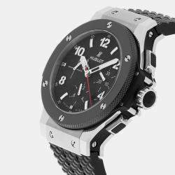 Pre Owned Hublot Big Bang 301.SB.131.RX Automatic Black Ceramic Men's Wristwatch 44 mm