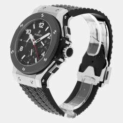 Pre Owned Hublot Big Bang 301.SB.131.RX Automatic Black Ceramic Men's Wristwatch 44 mm
