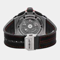 Pre Owned Hublot Big Bang 402.NX.0123.WR Automatic Black Titanium Men’s Wristwatch 42mm